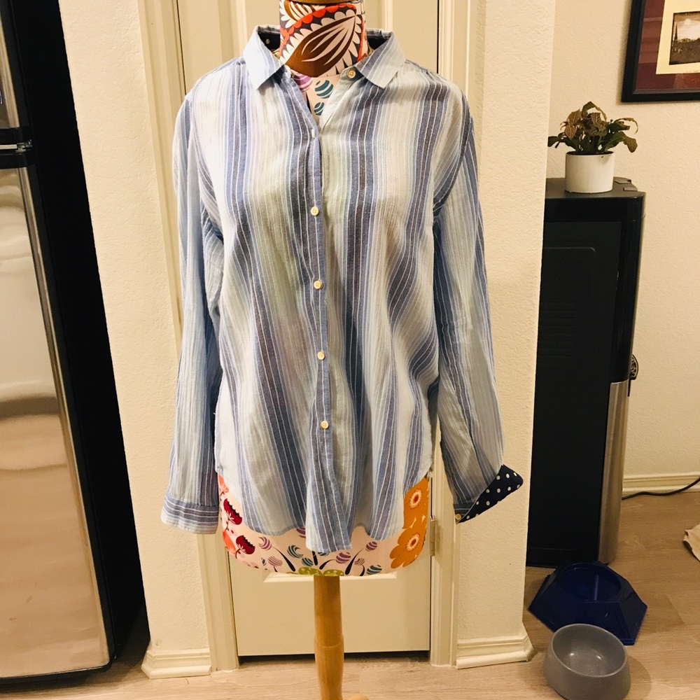 Isabelle Sinclair Altay Button Up with Lace Insert